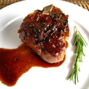 lamb chops with balsamic reduction