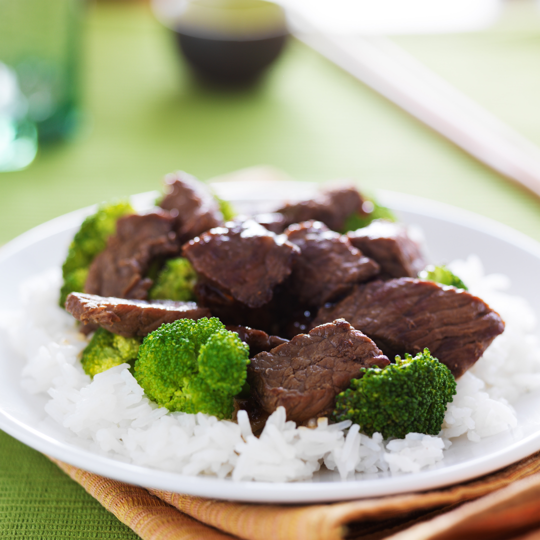 Stir-Fried Beef Skirt Steak and Broccoli